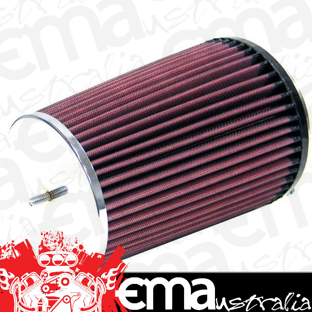 K&N Filters KNRF-1007 Universal Clamp On Filter Suit 4 In 102 Mm 7.5 In 191 Mm H X 5.375 In 137 Mm Base Od X 4.5 In 114 Mm Top Od