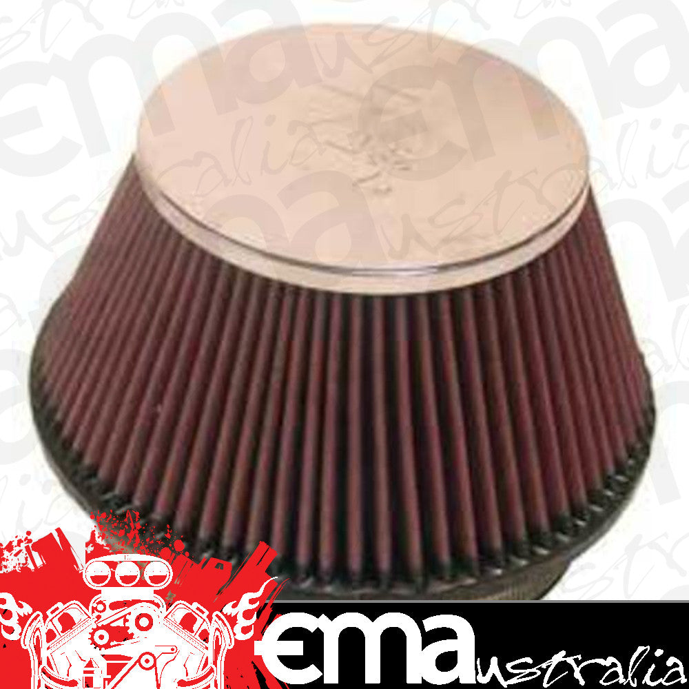 K&N Filters KNRF-1009 Universal Clamp On Filter Suit 6 In 152 Mm 4 In 102 Mm H X 7.5 In 191 Mm Base Od X 5.125 In 130 Mm Top Od