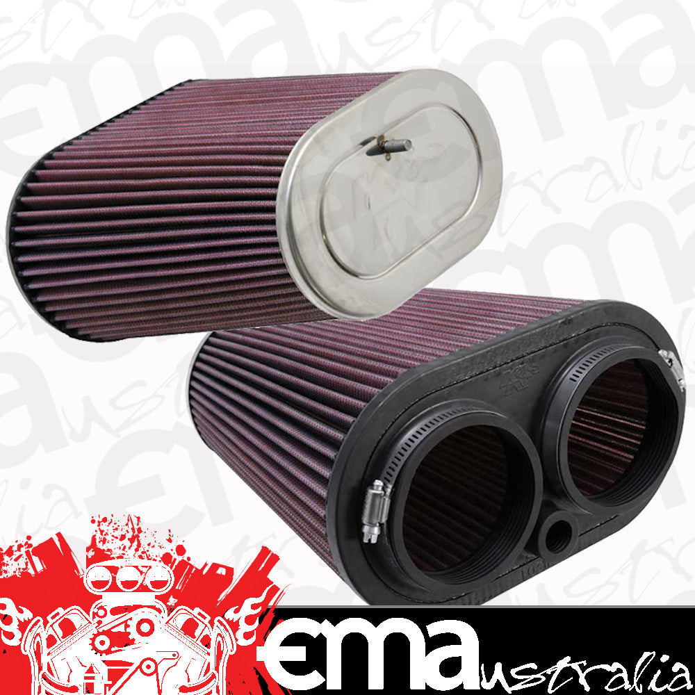 K&N Filters KNRF-1012 3-1/8" Dual Flange Clamp On