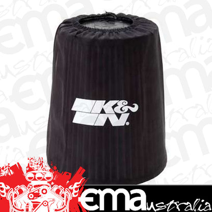 K&N Filters KNRF-1015DK Universal Clamp On Filter Wrap Black