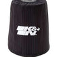 K&N Filters KNRF-1015DK Universal Clamp On Filter Wrap Black
