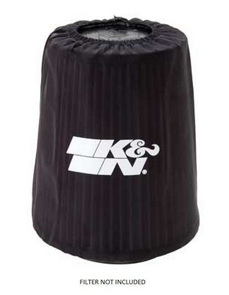 K&N Filters KNRF-1015DK Universal Clamp On Filter Wrap Black