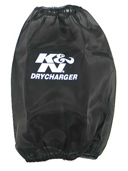 K&N Filters KNRF-1027DK Universal Filter Wrap Black Suit 6.5 In 165 Mm Base I.D X 8 In 203 Mm H X 4.5 In 114 Mm Top I.D