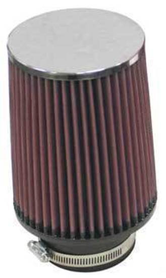 K&N Filters KNRF-1030 Universal Clamp On Filter Suit 3 In 76 Mm 6.5 In 165 Mm H X 5 In 127 Mm Base Od X 4.5 In 114 Mm Top Od