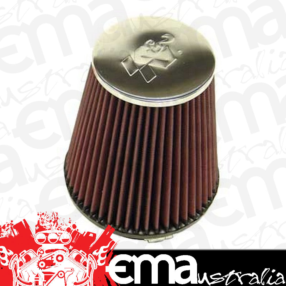 K&N Filters KNRF-1032 Universal Clamp On Filter Suit 4 In 102 Mm 7 In 178 Mm H X 6.5 In 165 Mm Base Od X 4.5 In 114 Mm Top Od