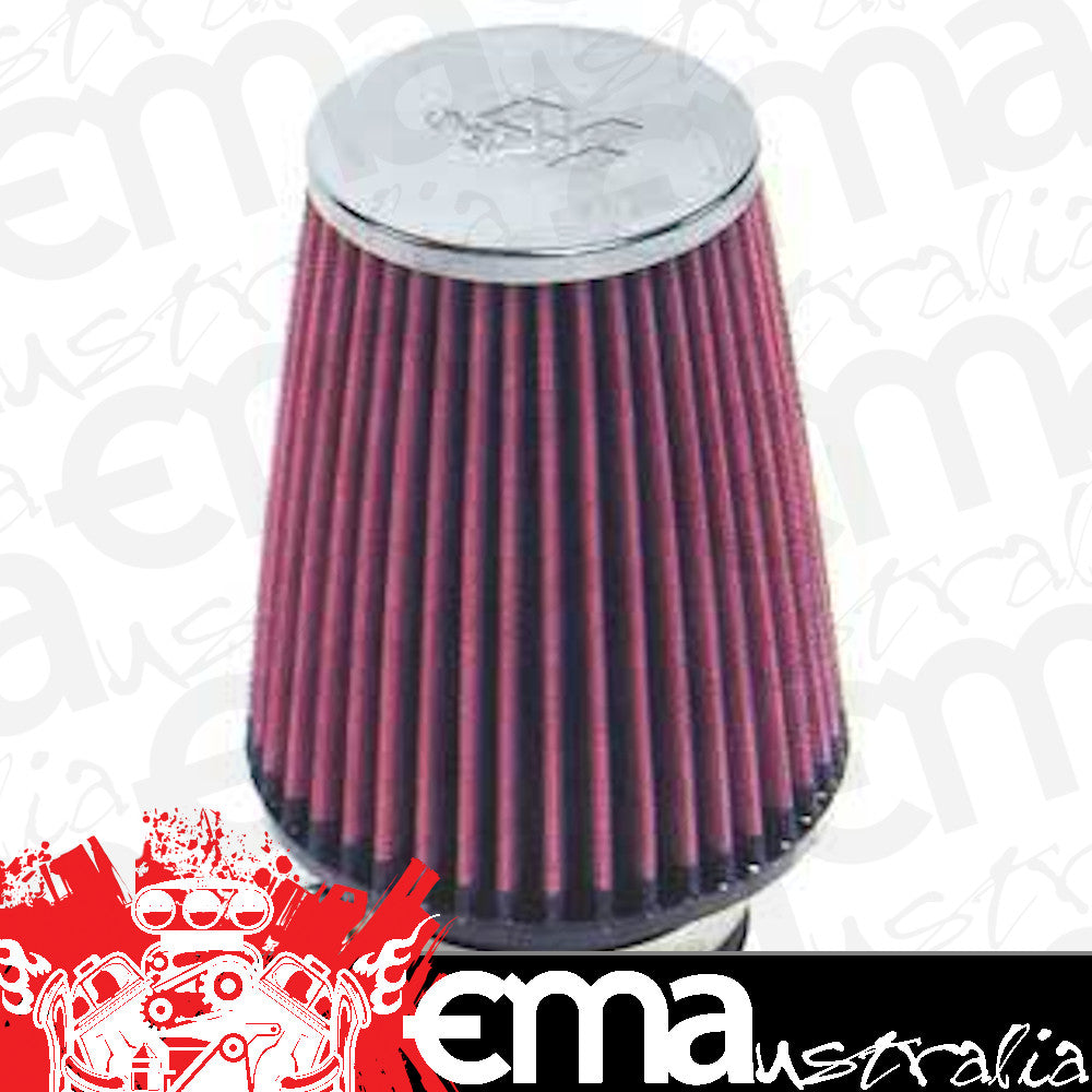 K&N Filters KNRF-1039 Universal Clamp On Filter Suit 3 In 76 Mm 6 In 152 Mm H X 5 In 127 Mm Base Od X 3.5 In 89 Mm Top Od