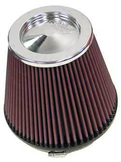 K&N Filters KNRF-1042 Universal Clamp On Filter Suit 6 In 152 Mm 6.5 In 165 Mm H X 7.5 In 191 Mm Base Od X 5 In 127 Mm Top Od
