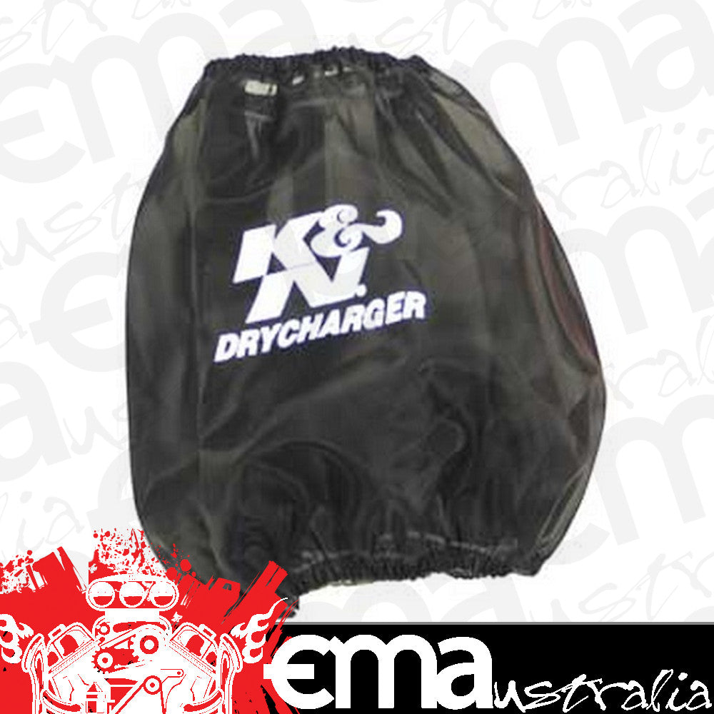 K&N Filters KNRF-1048DK Universal Filter Wrap Black 6 In 152 Mm H X 4.5 In 114 Mm Top Od 7.5 In 191 MmBase Od