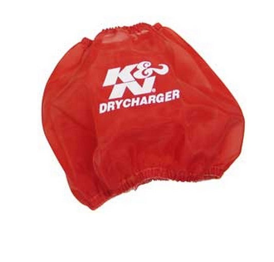 K&N Filters KNRF-1048DR Universal Filter Wrap Red 6 In 152 Mm H X 4.5 In 114 Mm Top Od 7.5 In 191 MmBase Od