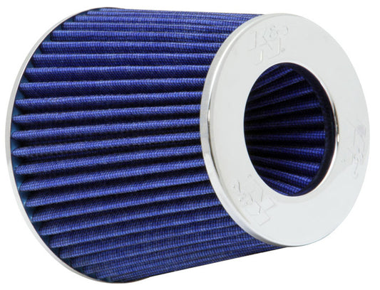 K&N Filters KNRG-1001BL Universal Clamp On Filter Blue Suit 4 In 102 Mm Height: 5.5 In 140 Mm H X 6 In 152 Mm Base Od X 4.75 In 121 Mm Top Od