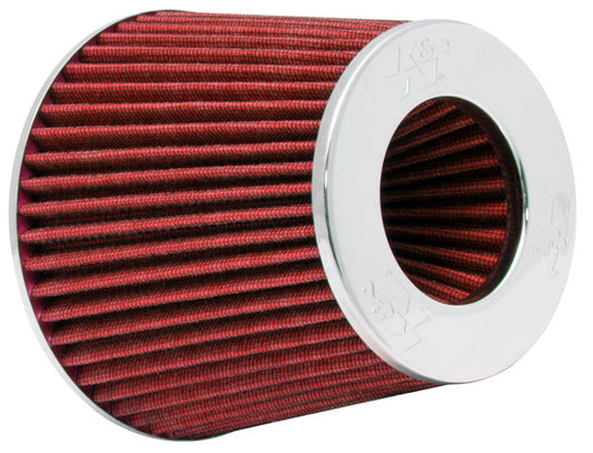 K&N Filters KNRG-1001RD Universal Clamp On Filter Red Suit 4 In 102 Mm Height: 5.5 In 140 Mm H X 6 In 152 Mm Base Od X 4.75 In 121 Mm Top Od