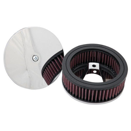 K&N Filters KNRK-3201 Universal Air Cleaner Assembly 5"Od X 2"H Harley Davidsons