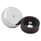 K&N Filters KNRK-320B Custom Air Cleaner Assembly 5 In Od Suit Harley Davidson W/ Keihin Carburettors 1976-Up