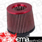 K&N Filters KNRR-3001 Red Universal Clamp On Filter Suit 3 In 76 Mm 5 In 127 Mm H X 6 In 152 Mm Base Od X 5.25 In 133 Mm Top Od