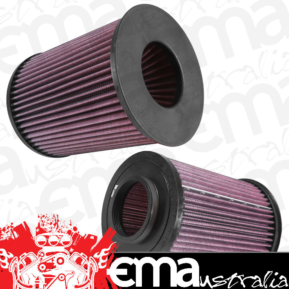 K&N Filters KNRR-3004 Universal Clamp On Reverse Tapered Filter Suit 2.75 In 70 Mm 7.688 In 195 Mm H X 5.938 In 151 Mm Top Od 5.75 In 146 Mm Base Od