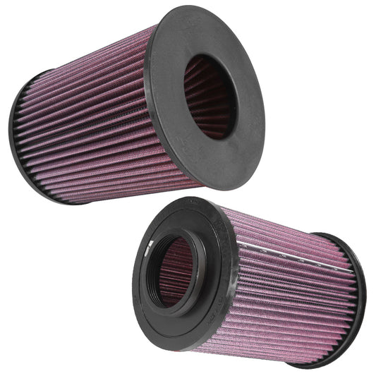 K&N Filters KNRR-3004 Universal Clamp On Reverse Tapered Filter Suit 2.75 In 70 Mm 7.688 In 195 Mm H X 5.938 In 151 Mm Top Od 5.75 In 146 Mm Base Od