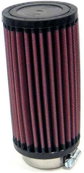 K&N Filters KNRU-0420 Universal Clamp-On Air Filter Round 3"Od X 6"H 1.875" Neck