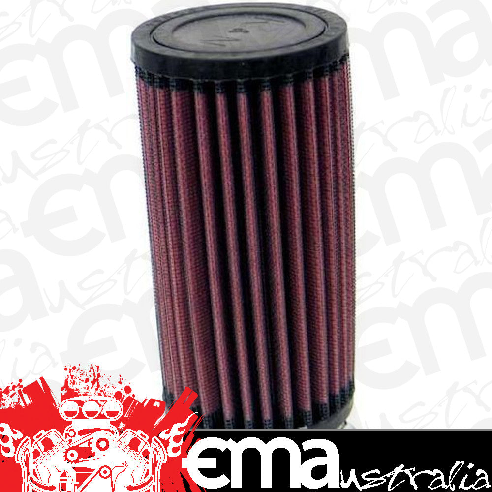 K&N Filters KNRU-0420 Universal Clamp-On Air Filter Round 3"Od X 6"H 1.875" Neck