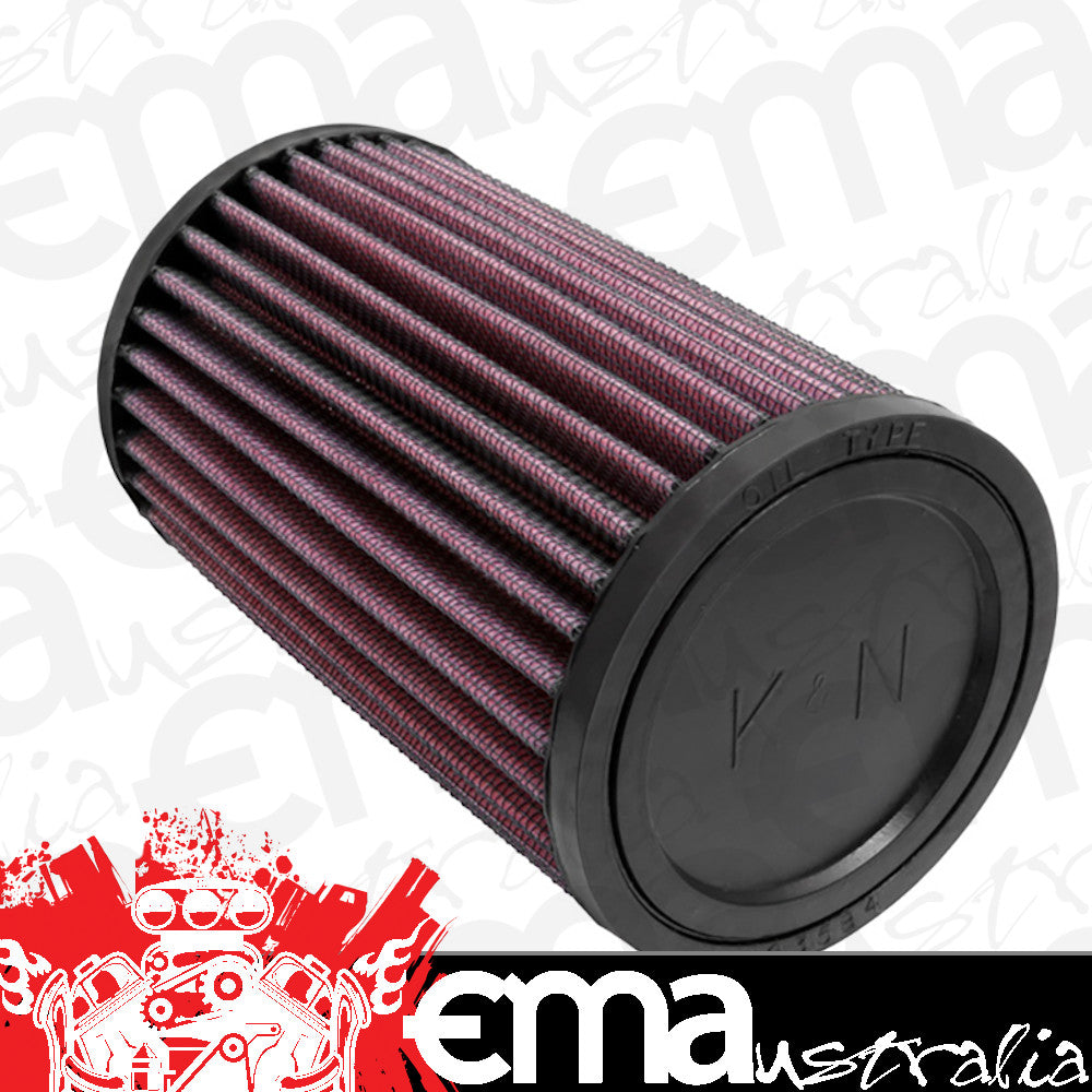 K&N Filters KNRU-0820 Universal Clamp On Filter Suit 2.438 In 62 Mm 6 In 152 Mm H X 3.5 In 89 Mm Od