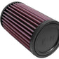 K&N Performance Filters KNRU-0820 Filters Universal Clamp On Filter Suit 2.438 In 62 Mm 6 In 152 Mm H X 3.5 In 89 Mm Od