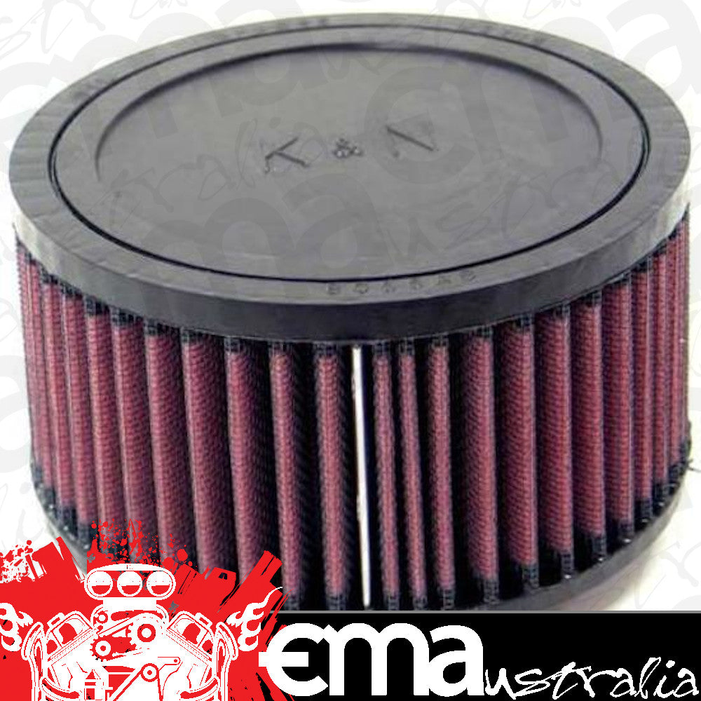 K&N Filters KNRU-0870 Universal Clamp On Filter Suit 2.438 In 62 Mm 3 In 76 Mm H X 5.5 In 140 Mm Od