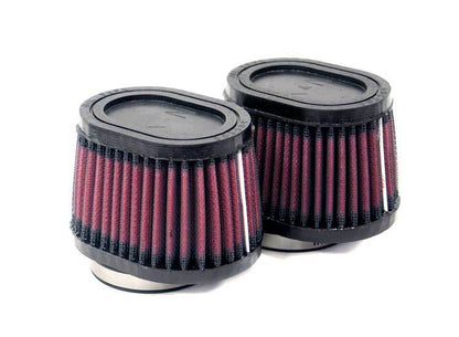 K&N Filters KNRU-0982 Universal Clamp On Oval Tapered Filter 2.125 In 54 Mm High 2.75 In 70 Mm, Base L 4 In 102 Mm X W 3 In 76 Mm, Top L 3.5 In 89 Mm X W 2.5 In