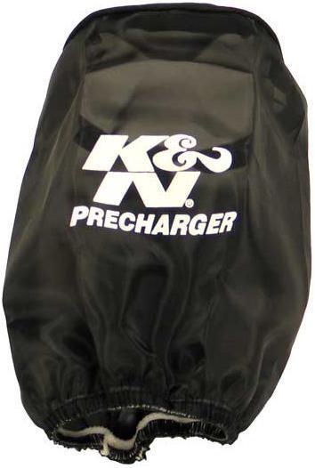 K&N Filters KNRU-1470PK Universal Clamp On Filter Wrap Black 6" 152Mm H X 4" 102Mm O.D