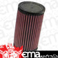 K&N Filters KNRU-1480 Universal Clamp On Filter Suit 2.75 In 70 Mm 7 In 178 Mm H X 4 In 102 Mm Od