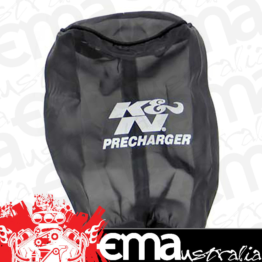 K&N Filters KNRU-1480PK Universal Clamp On Filter Wrap Black 7" 178Mm H X 4" 102Mm O.D