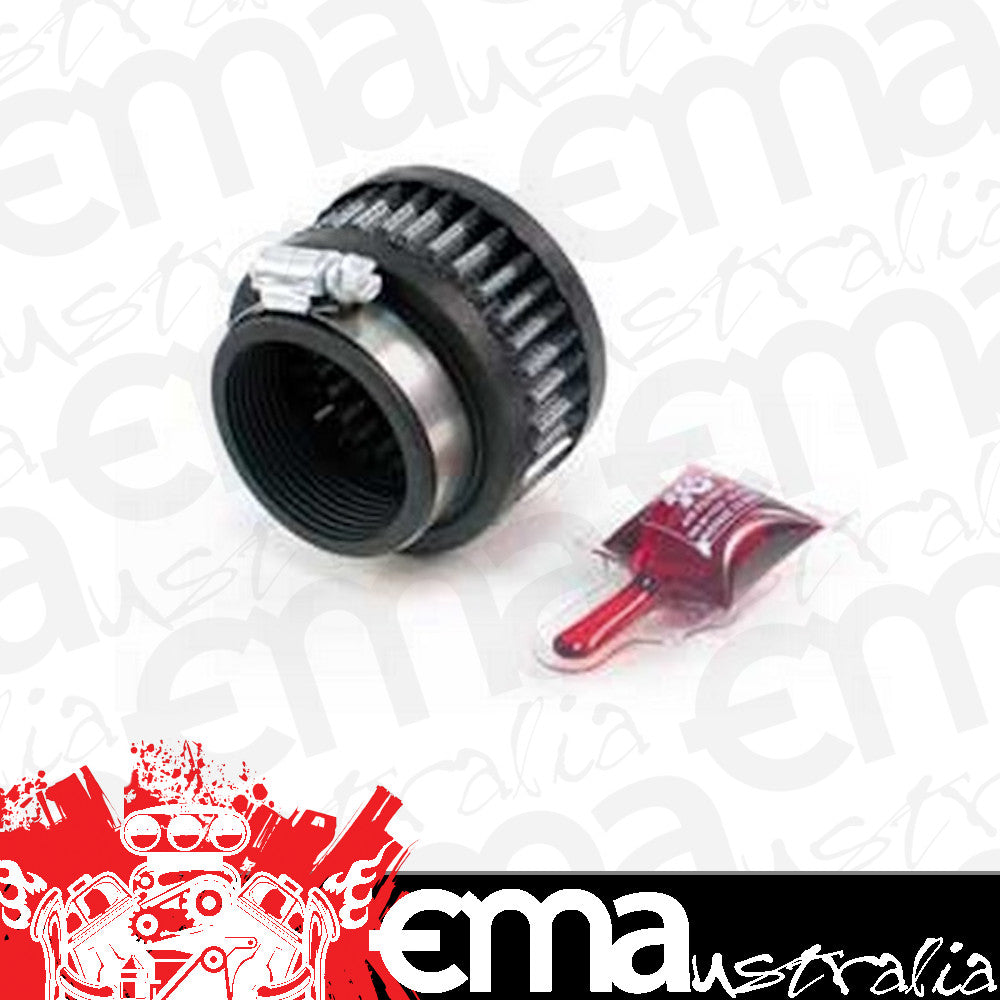 K&N Filters KNRU-2560 Universal Clamp On Filter Suit 1.875 In 48 Mm 1.5 In 38 Mm H X 3 In 76 Mm Od