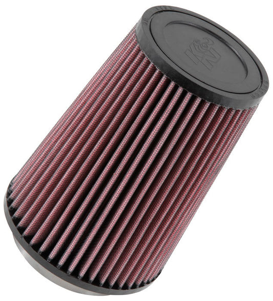 K&N Filters KNRU-2710 Universal Clamp On Round Tapered Filter Suit 3.313 In 84 Mm 6.5 In 165 Mm H X 4.375 In 3.5 In 89 Mm Top Od 4.75 In 121 Mm Base Od