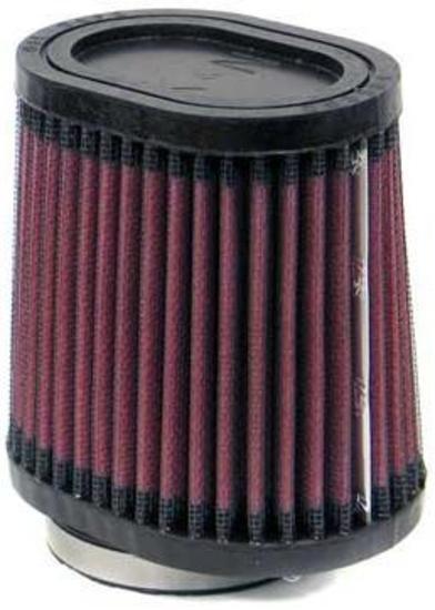 K&N Filters KNRU-2810 Universal Clamp On Filter Suit 2.125 In 54 Mm 4 In 102 Mm Base L X 3 In 76 Mm Base W X 4 In 102 Mm H X 3.5 In 89 Mm Top L X 2.5 In 64 Mm