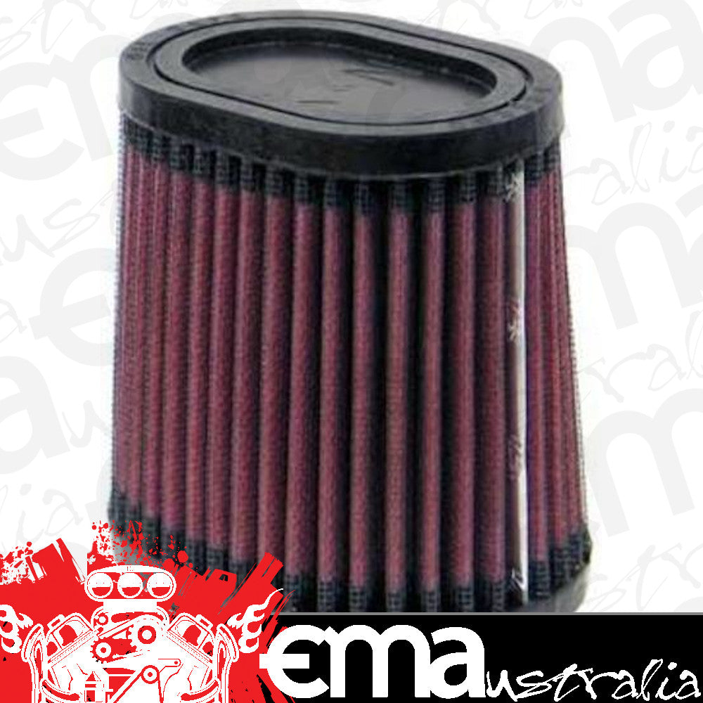 K&N Filters KNRU-2810 Universal Clamp On Filter Suit 2.125 In 54 Mm 4 In 102 Mm Base L X 3 In 76 Mm Base W X 4 In 102 Mm H X 3.5 In 89 Mm Top L X 2.5 In 64 Mm