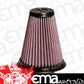 K&N Filters KNRU-5005 Universal Clamp On Filter Suit 2.5 In 64 Mm 5.75 In 146 Mm H X 5.25 In 133 Mm Base Od X 2.5 In 64 Mm Top Od