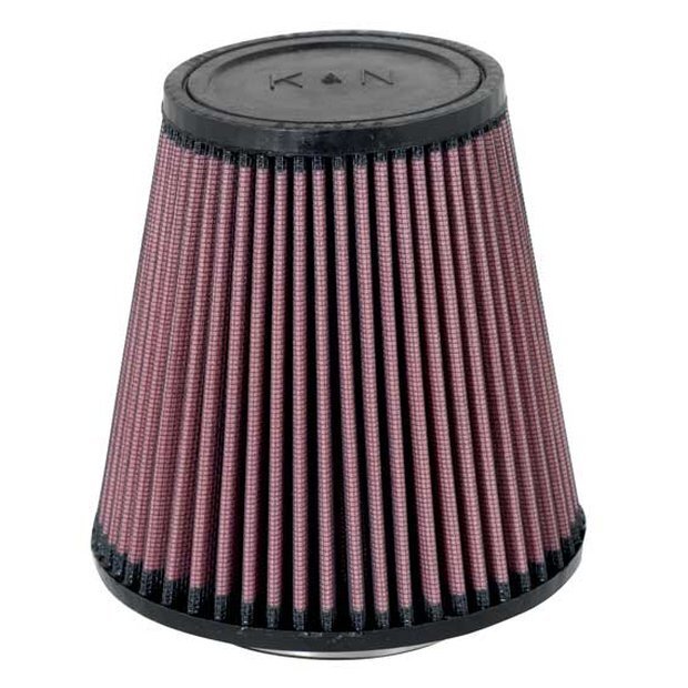 K&N Filters KNRU-5168 Universal Clamp On Filter Suit 3.375 In 86 Mm 6 In 152 Mm H X 5.813 In 148 Mm Base Od X 4 In 102 Mm Top Od