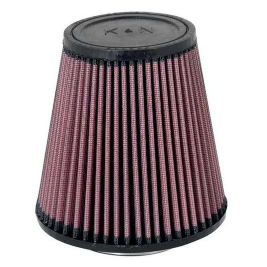 K&N Filters KNRU-5168 Universal Clamp On Filter Suit 3.375 In 86 Mm 6 In 152 Mm H X 5.813 In 148 Mm Base Od X 4 In 102 Mm Top Od