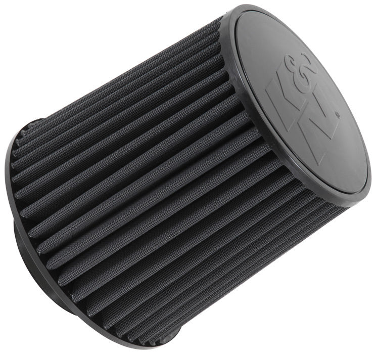K&N Filters KNRU-5171HBK Black Universal Round Tapered Clamp On Filter Suit 4" 102Mm 8"203 Mm H X 8" 203 Mm Base Od X 6.625" 168 Mm Top Od