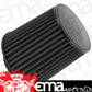 K&N Filters KNRU-5171HBK Black Universal Round Tapered Clamp On Filter Suit 4" 102Mm 8"203 Mm H X 8" 203 Mm Base Od X 6.625" 168 Mm Top Od