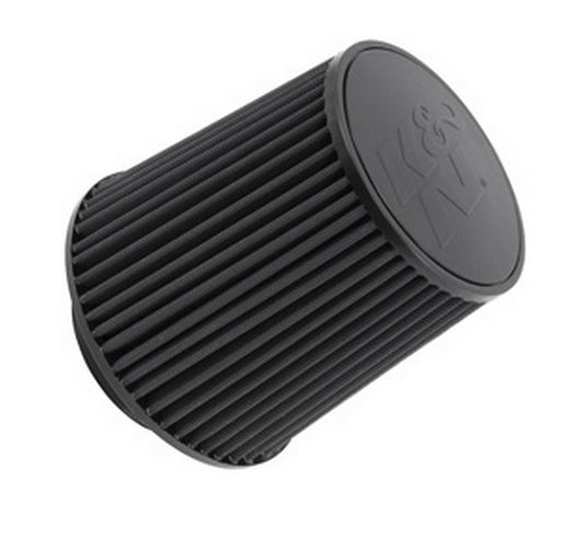 K&N Filters KNRU-5283HBK Black Universal Round Tapered Clamp On Filter Suit 4.5" 114Mm 8"203 Mm H X 8" 203 Mm Base Od X 6.625" 168 Mm Top Od