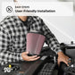K&N Filters KNRU-9350 Universal Performance Air Filters Universal Clamp-On Air Filter 3-1/8"Flg 4-15/16"B 3-1/2"T 3-15/16"H