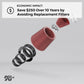 K&N Filters KNRU-9350 Universal Performance Air Filters Universal Clamp-On Air Filter 3-1/8"Flg 4-15/16"B 3-1/2"T 3-15/16"H