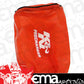 K&N Filters KNRX-3820PR Universal Clamp On Filter Wrap Red 6.125" 156Mm H X 4.5" 114Mm Base O.D X 4" 102Mm Top I.D