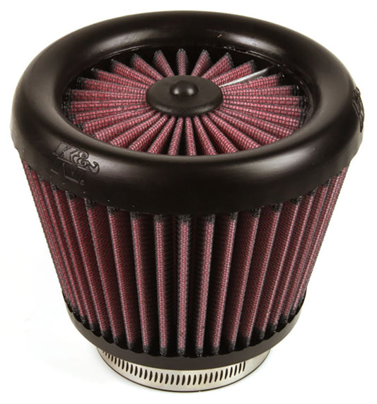 K&N Filters KNRX-3900-1 X-Stream Universal Clamp On Filter Suit 3 In 76 Mm 4.625 In 117 Mm H X 4.5 In 114 Mm Base Od X 6 In 152 Mm Top Od