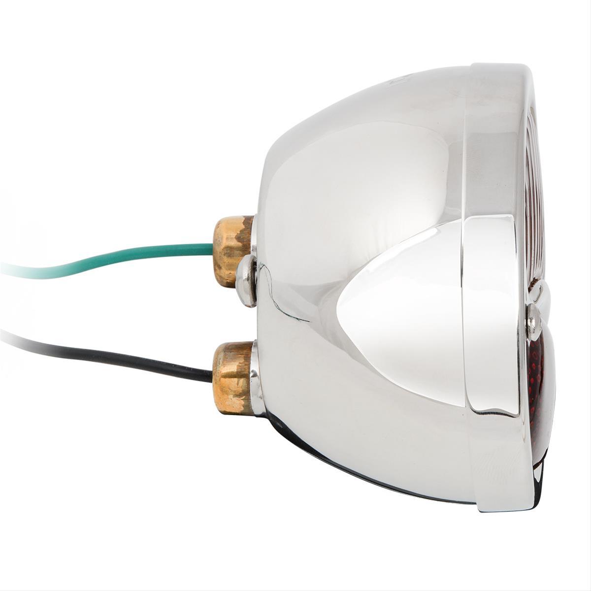 KNS Accessories KNS-KA0037 Kns Ford Model A 1928-31 Duolamp Tail Light w/ Amber Stop Red Lens (each)
