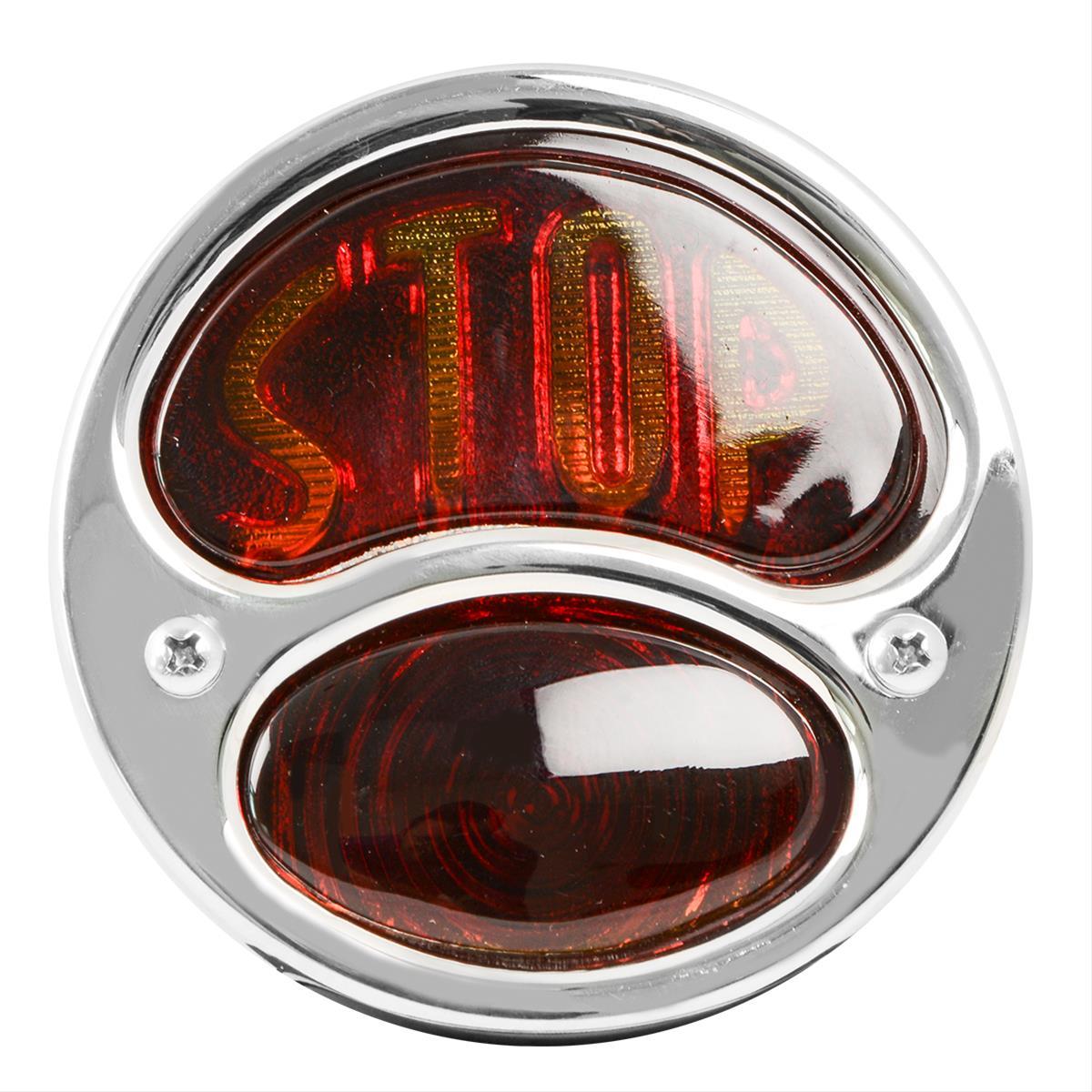 KNS Accessories KNS-KA0037 Kns Ford Model A 1928-31 Duolamp Tail Light w/ Amber Stop Red Lens (each)