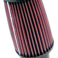 K&N Filters KNSN-2510 Universal Clamp On Filter Suit 2.438 In 62 Mm 6 In 152 Mm H X 3.75 In 95 Mm Base Od X 3 In 76 Mm Top Od