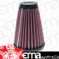 K&N Filters KNSN-2570 Universal Clamp On Filter Suit 2.438 In 62 Mm 5 In 127 Mm H X 3.5 In 89 Mm Base Od X 2 In 51 Mm Top Od