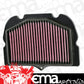 K&N Filters KNSU-1308 Replacement Motorcycle Air Filter Suit 208-2012 Suzuki Gsx1300R Hyabusa