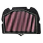 K&N Filters KNSU-1308R Replacement Motorcycle Air Filter Suit 2008-2012 Suzuki Gsx1300R Hayabusa Race Specific