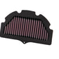 K&N Filters KNSU-7506R Replacement Motorcycle Filter Suit 2006-2010 Suzuki Gsxr600/750 Race Specific